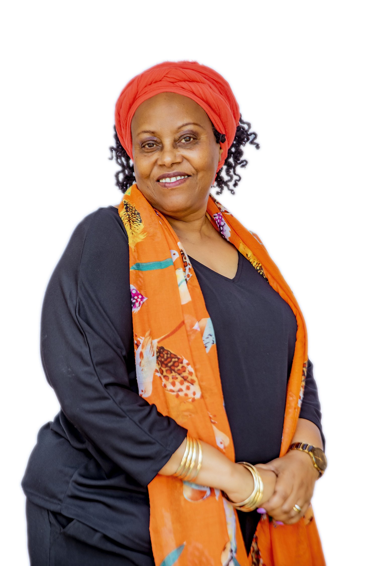 Mary Balikungeri at community event