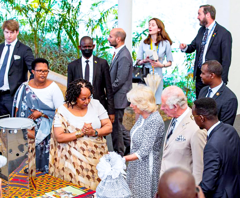 Mary Balikungeri and Prince Charles